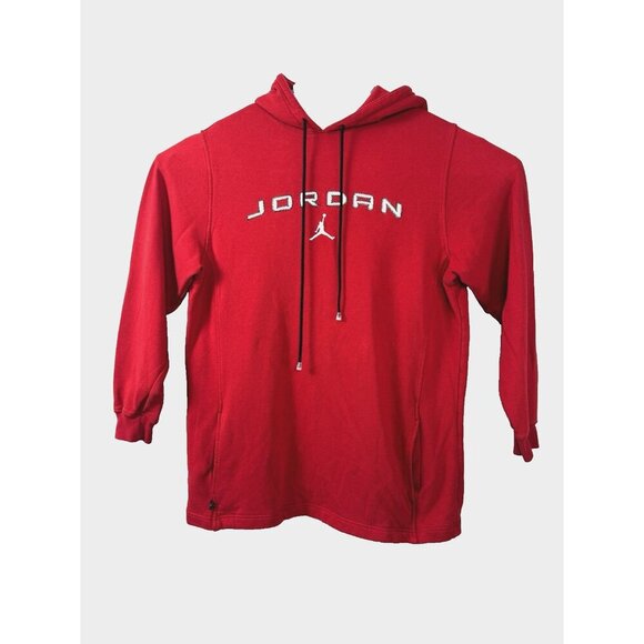 VTG Rare Jordan Red Sweatshirt XXL Gray Tag 90s Athletic Streetwear Retro Y2K - Picture 1 of 12